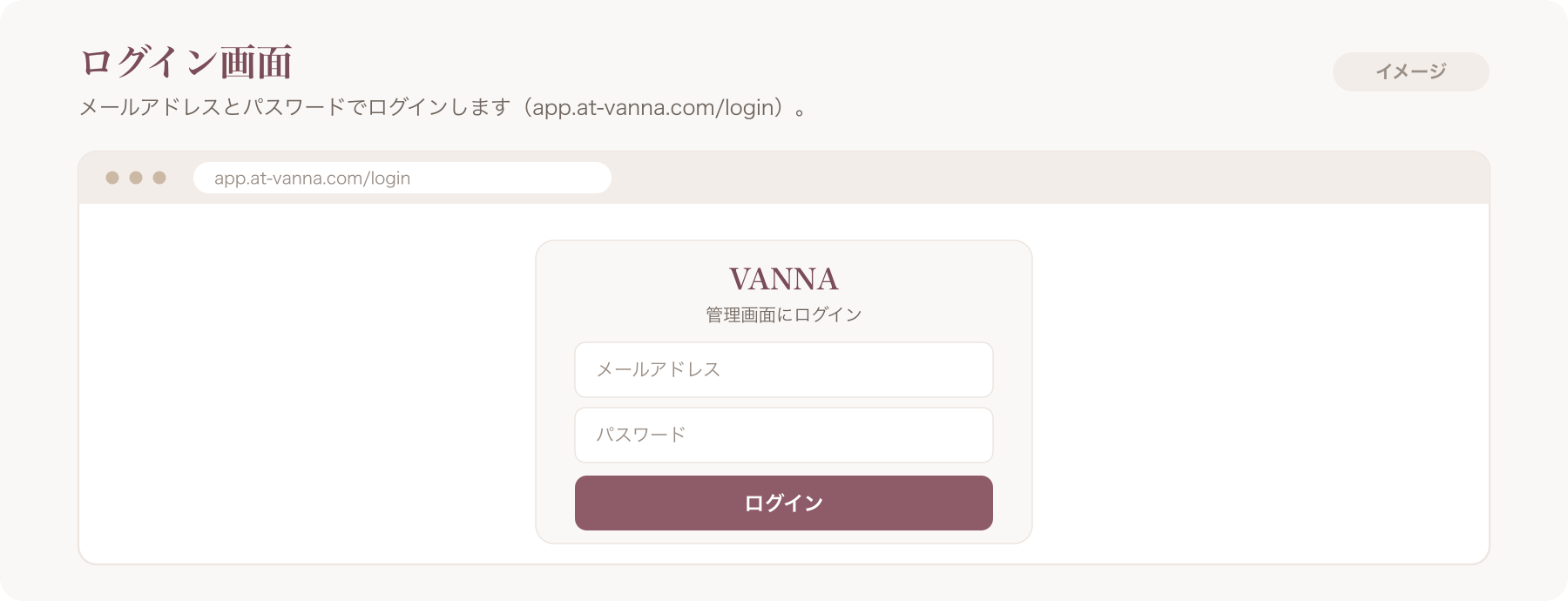 login.png=VANNAログイン画面